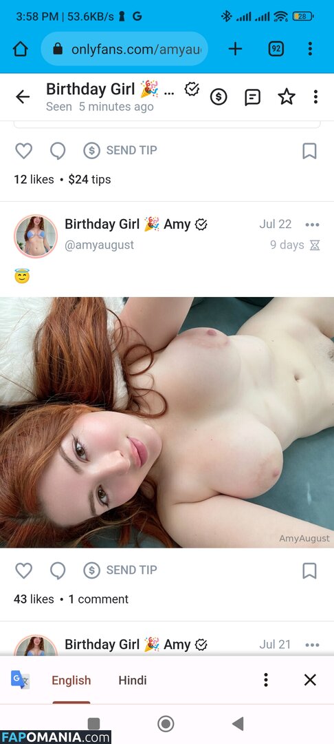 amyaugust / therealamyaugust Nude OnlyFans  Leaked Photo #6
