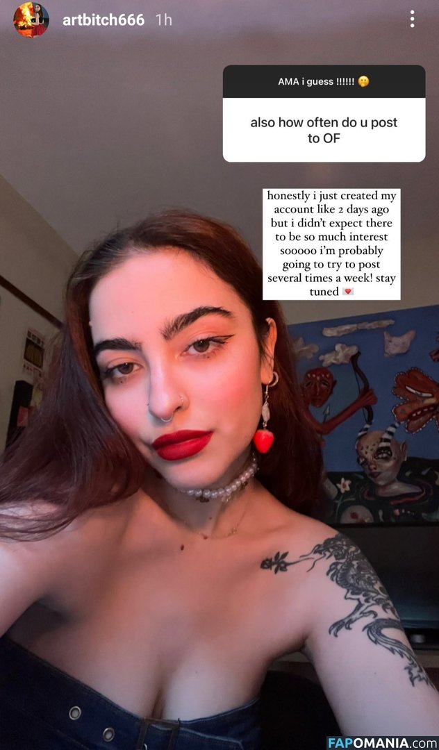 artbitch666 / huhlaynuh Nude OnlyFans  Leaked Photo #2