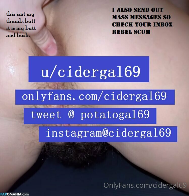 cidergal69 / potatogal69 Nude OnlyFans  Leaked Photo #28