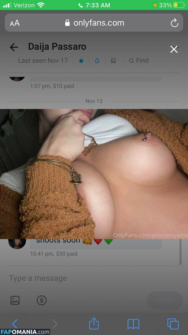 Daija Passaro / Dpiyams / Princessyams / fatherdaija Nude OnlyFans  Leaked Photo #7