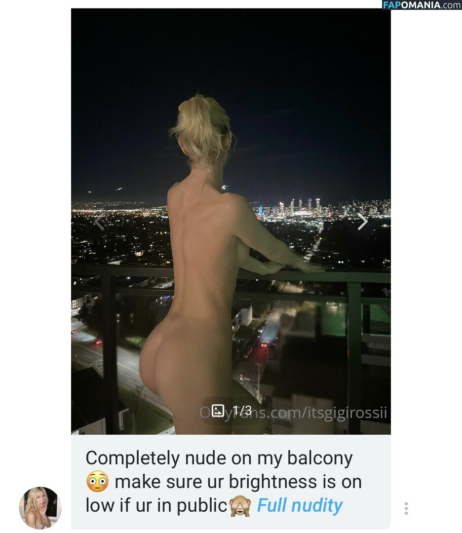 Gigi Rossini / itsgigirossi Nude OnlyFans  Leaked Photo #18