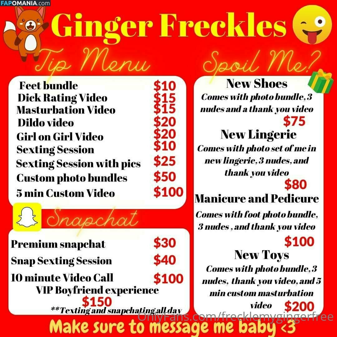gingerfrecklesfree / hcneyfreckles Nude OnlyFans  Leaked Photo #18