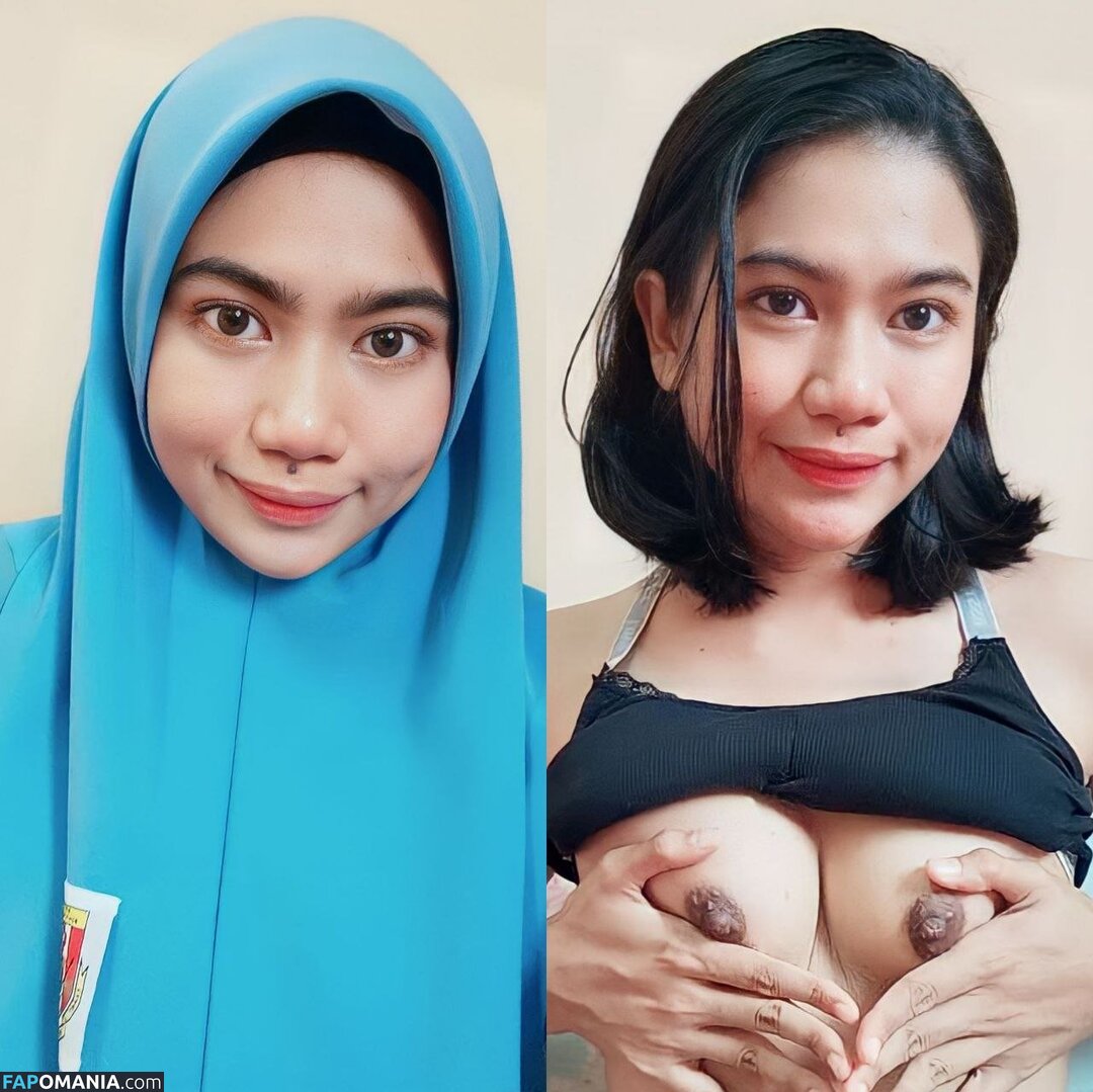 Hijab Off Girls / Hijab On Nude OnlyFans  Leaked Photo #2