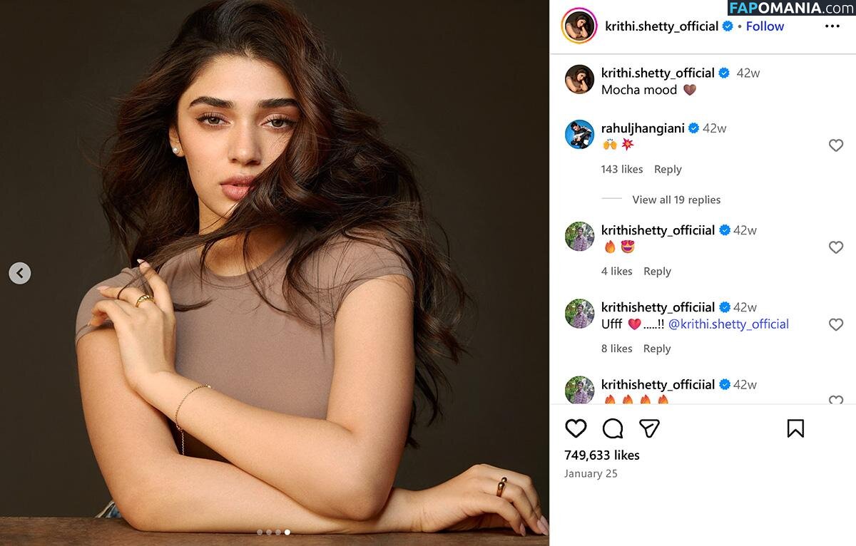Krithi Shetty Nude OnlyFans  Leaked Photo #9