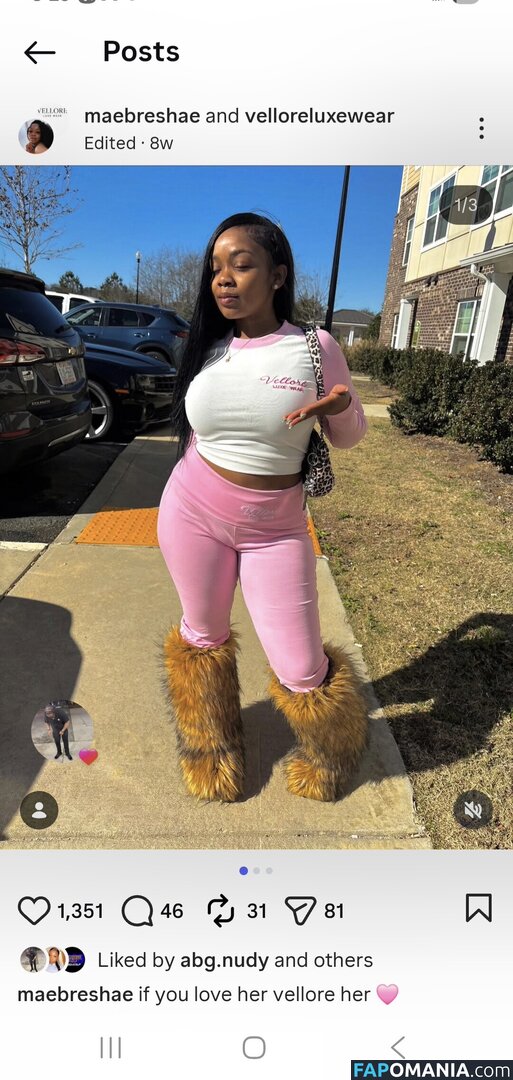 Maebreshae / nofilterkay Nude OnlyFans  Leaked Photo #1