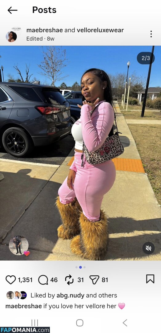 Maebreshae / nofilterkay Nude OnlyFans  Leaked Photo #2