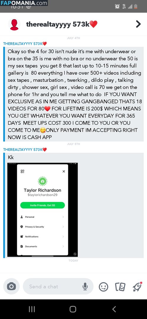 Akaficialtayyyy_ / Playwithtayyy / tayler_lauren2 / tayyy_moneyy Nude OnlyFans  Leaked Photo #177