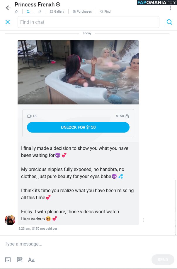 PrincessFrenxh / princesssfrenxh Nude OnlyFans  Leaked Photo #1