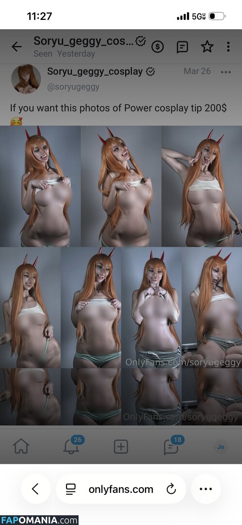 Eugenia Haruno / Soryu Geggy Cosplay / Soryugeggycosplay / soryu_geggy_cosplay / soryugeggy Nude OnlyFans  Leaked Photo #261