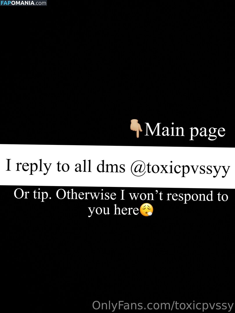 toxicpvssy Nude OnlyFans  Leaked Photo #1